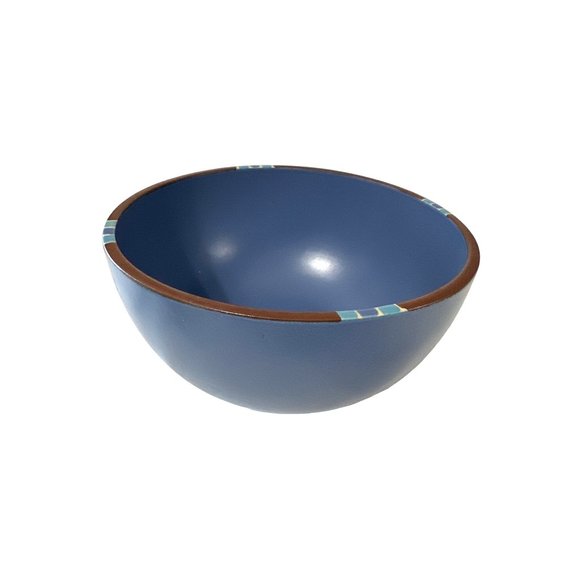 Vintage Dansk Mesa Portugal blue 8 inch medium mixing bowl - Picture 1 of 5